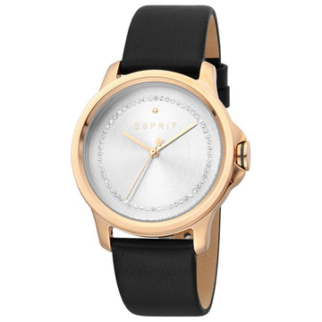 Esprit Rose Gold Leather Watch