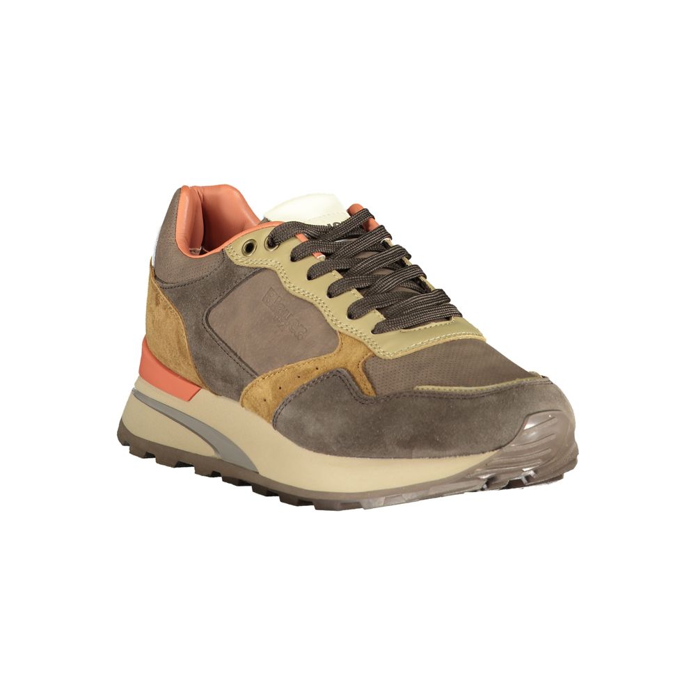 Blauer Brown Polyethylene Men Sneaker