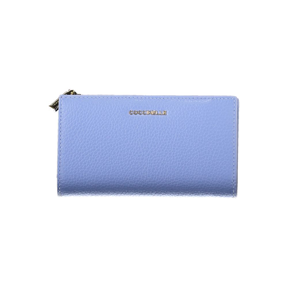 Coccinelle Light Blue Leather Women Wallet