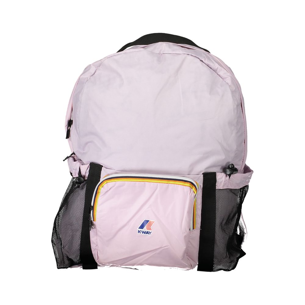 K-WAY Pink Polyamide Women Backpack