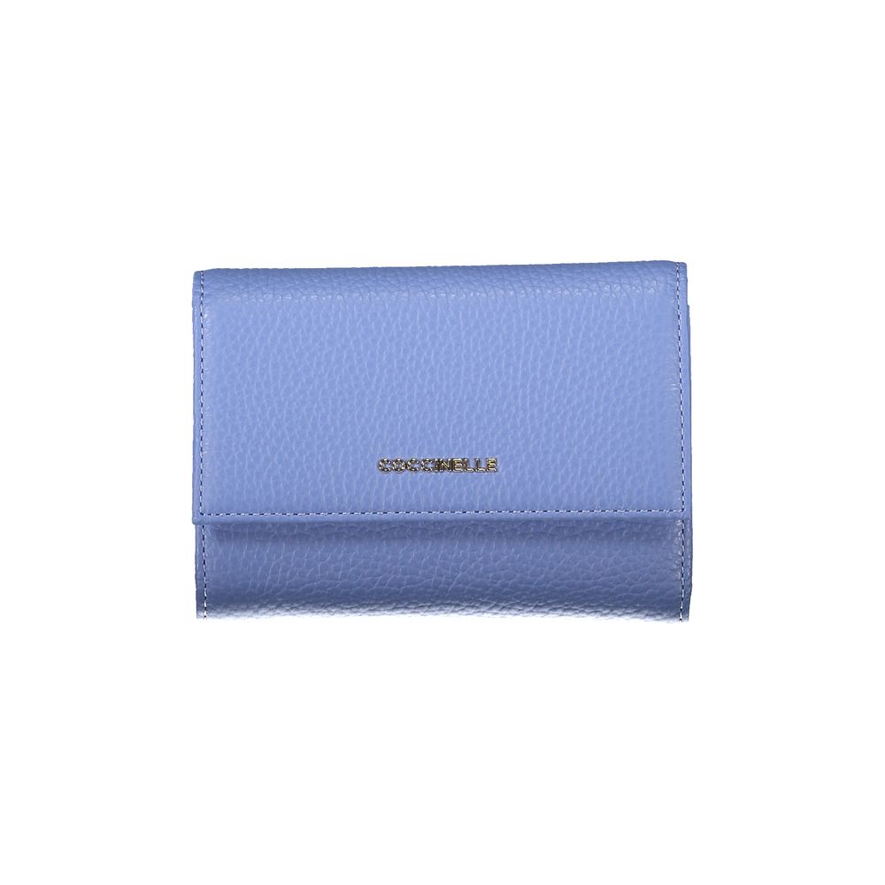 Coccinelle Light Blue Leather Women Wallet