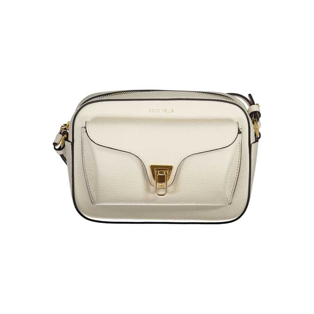 Coccinelle White Leather Handbag