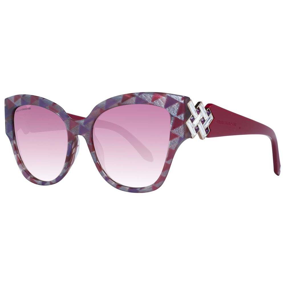 Atelier Swarovski Red Plastic Sunglasses