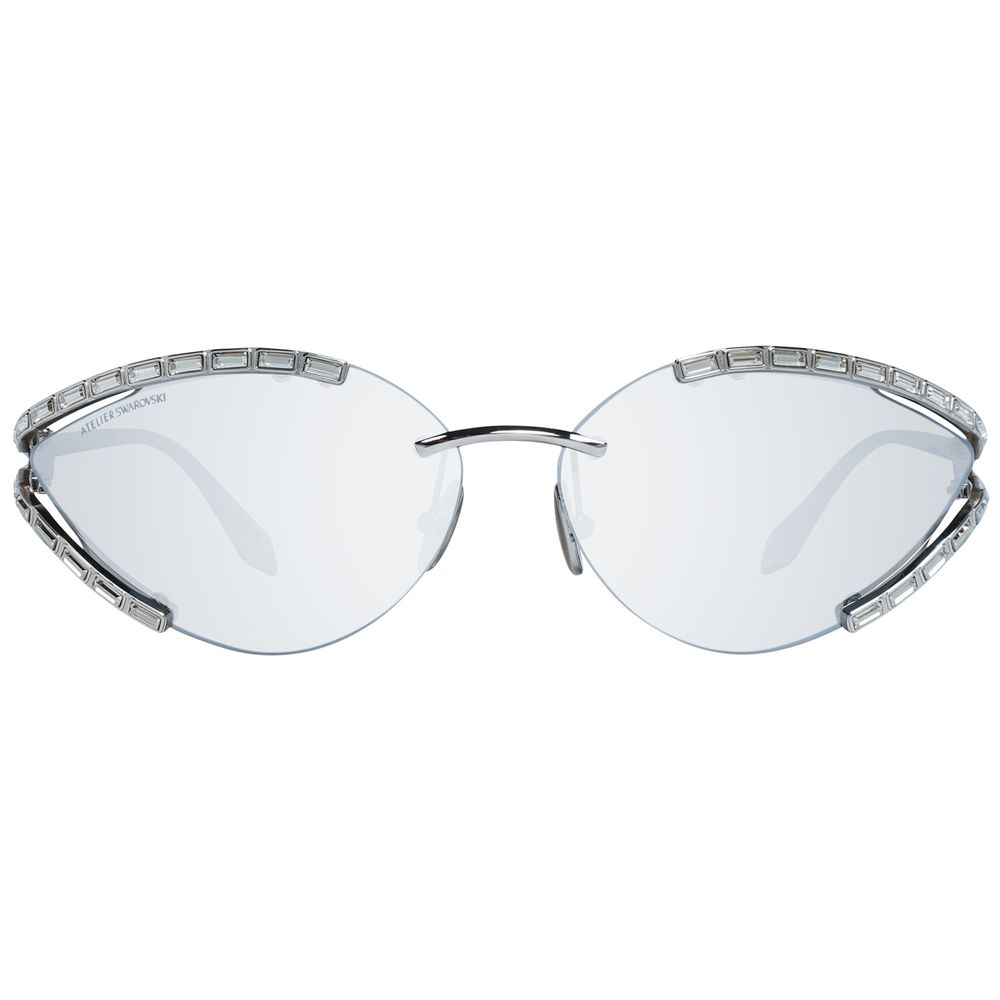 Atelier Swarovski Gray Metal Sunglasses