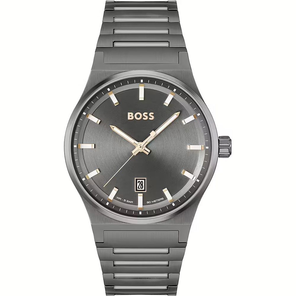 Hugo Boss Gray Stainless Steel Watch