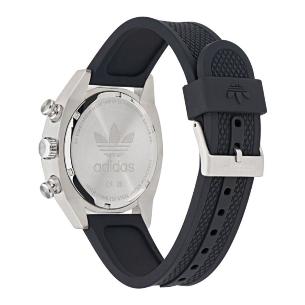 Adidas Black Silicone Watch