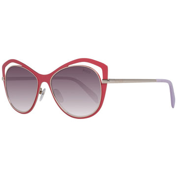 Emilio Pucci Red Metal Sunglasses