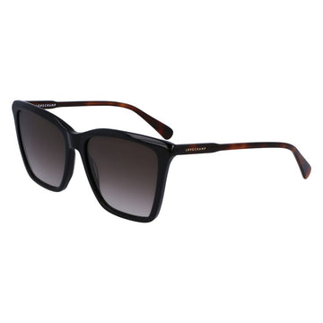 Longchamp Black Acetate Sunglasses