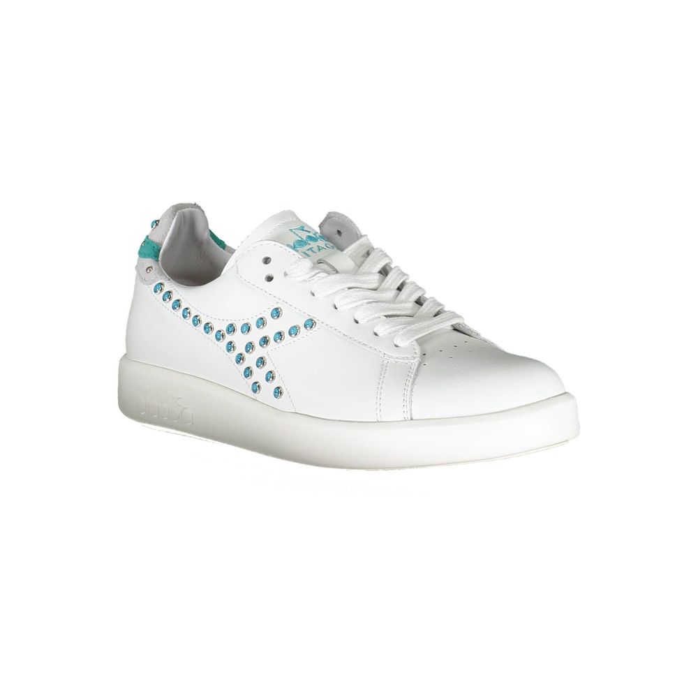 Diadora White Leather Women Sneaker