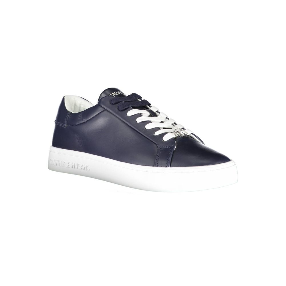 Calvin Klein Blue Leather Men Sneaker