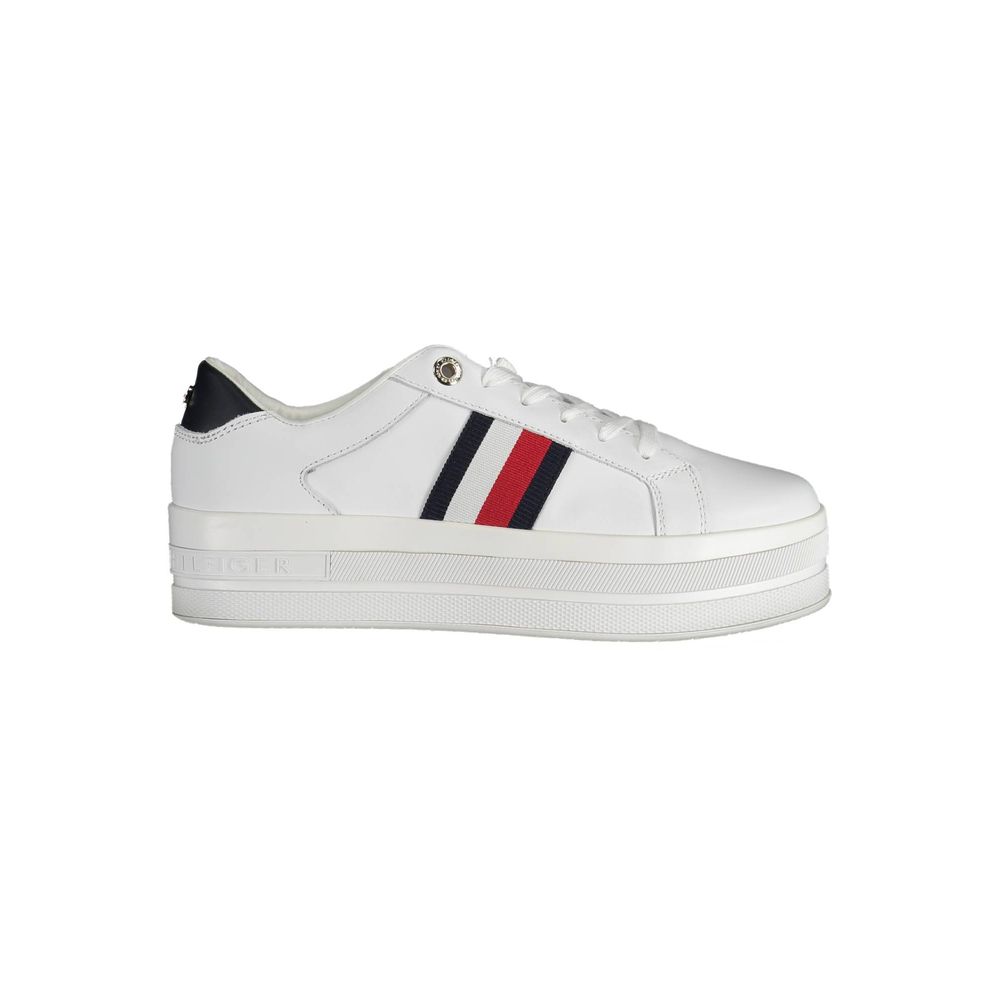 Tommy Hilfiger White Polyethylene Women Sneaker