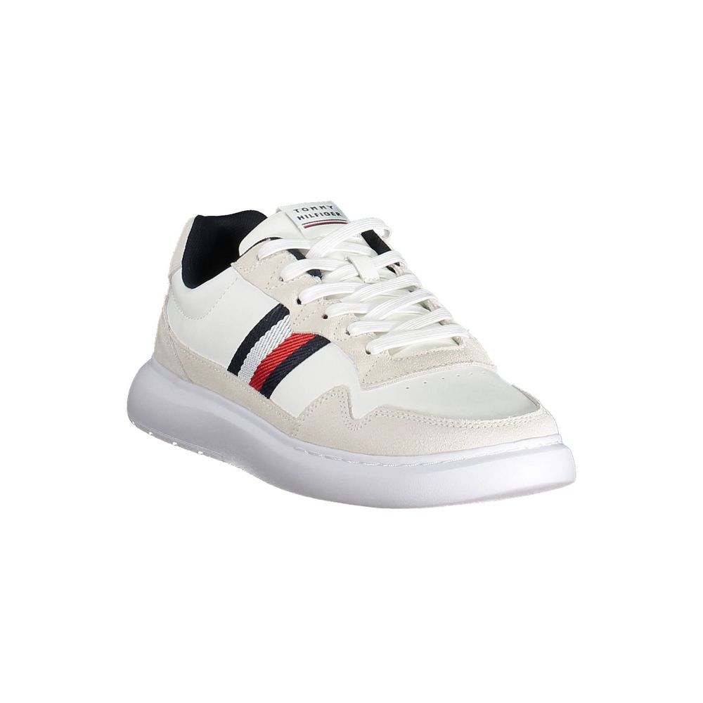 Tommy Hilfiger White Leather Men Sneaker