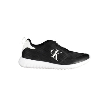 Calvin Klein Black Polyester Men Sneaker