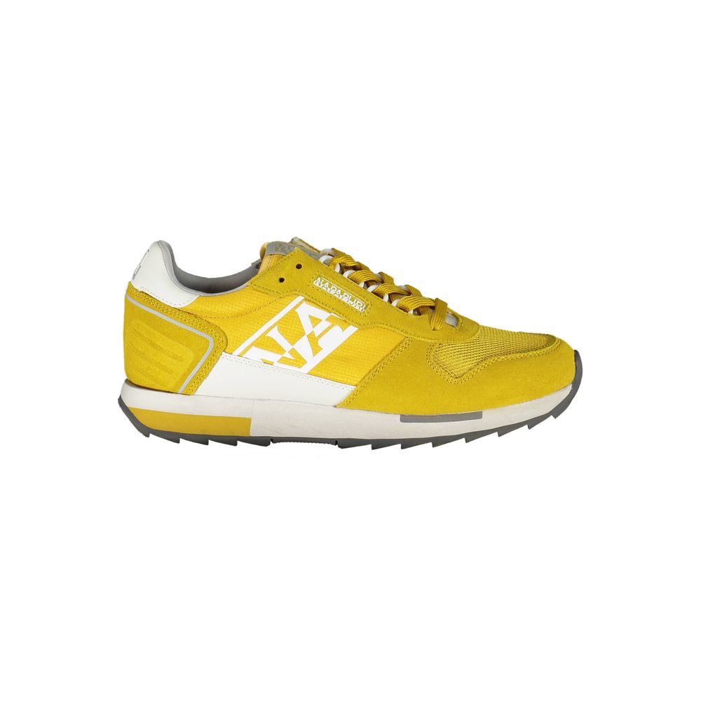 Napapijri Yellow Polyester Men Sneaker