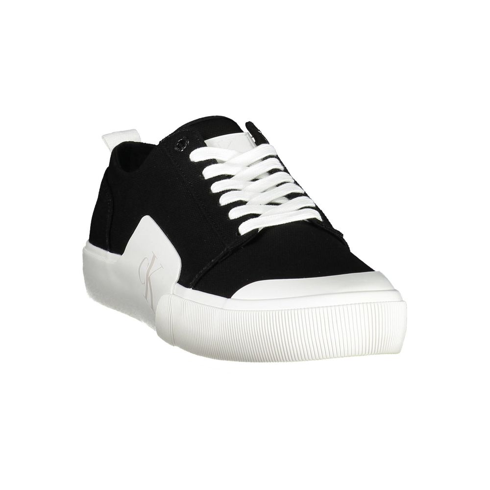 Calvin Klein Black Cotton Men Sneaker