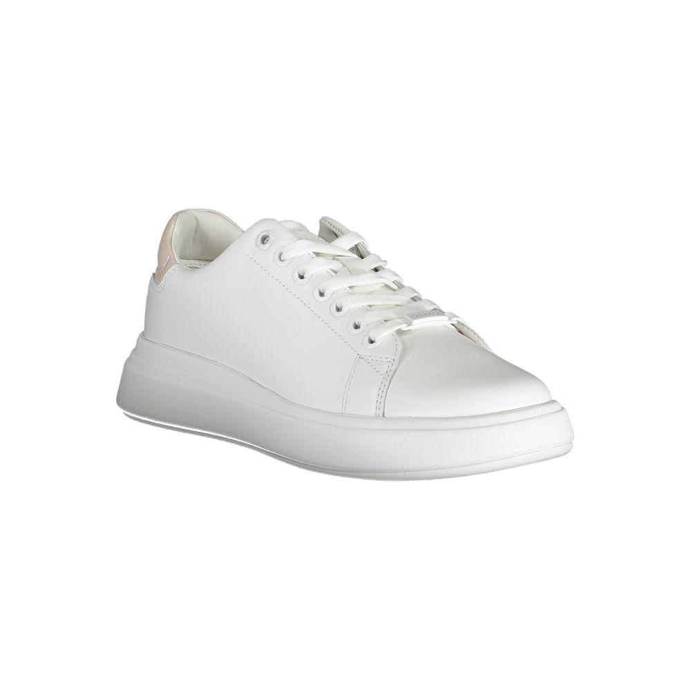 Calvin Klein White Leather Women Sneaker