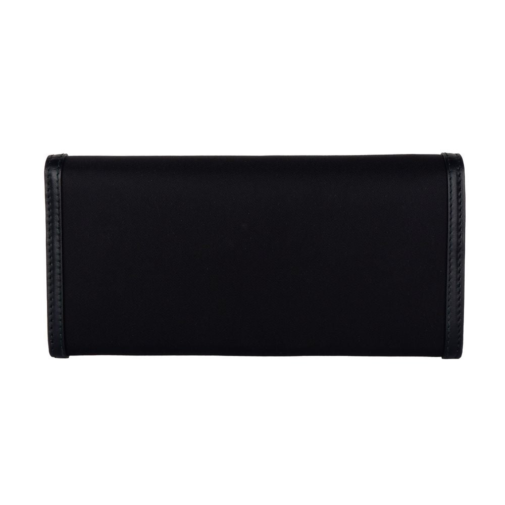 Prada Black Leather Leather Leather Wallet