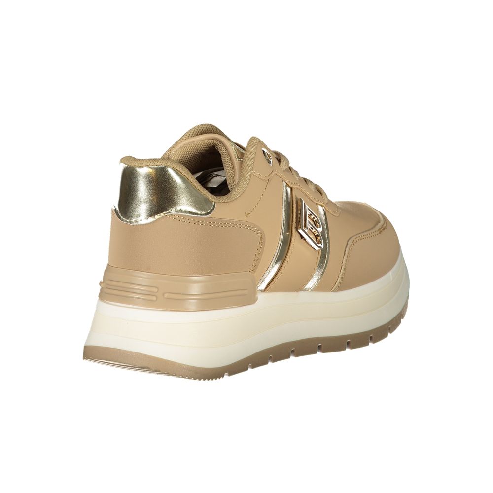 Laura Biagiotti Beige Polyethylene Women Sneaker