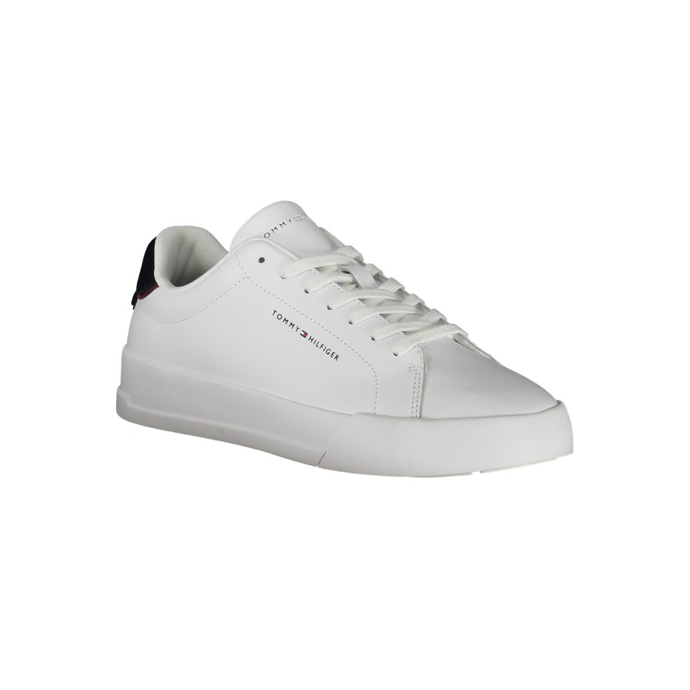 Tommy Hilfiger White Polyethylene Men Sneaker