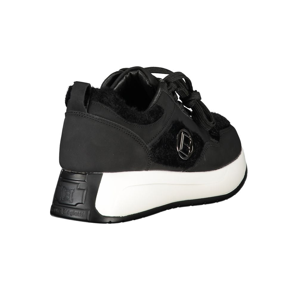 Laura Biagiotti Black Polyethylene Women Sneaker