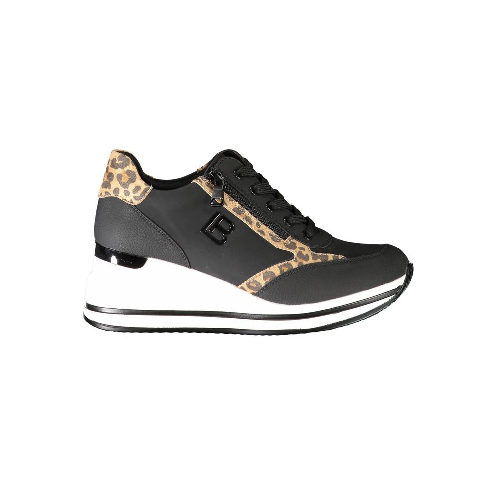 Laura Biagiotti Black Polyester Women Sneaker