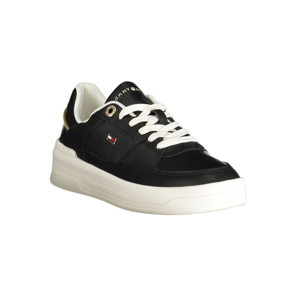 Tommy Hilfiger Black Polyethylene Women Sneaker