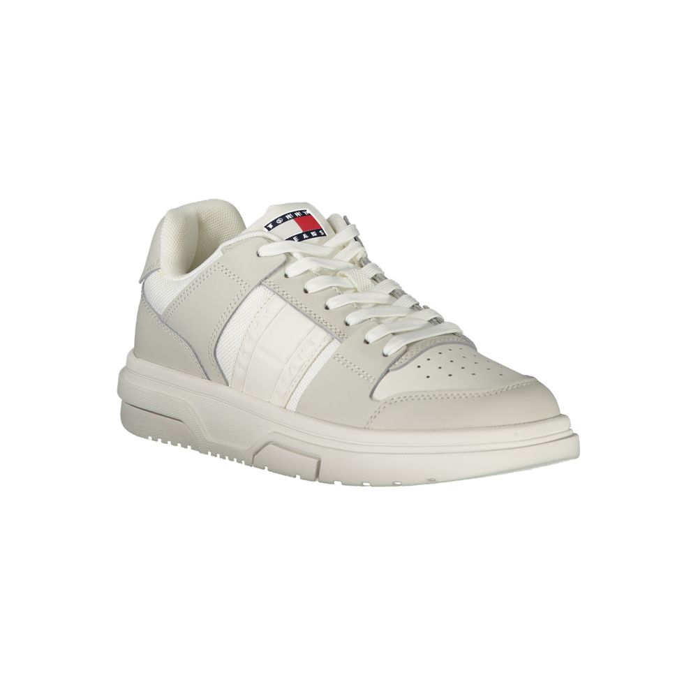 Tommy Hilfiger White Leather Women's Sneaker