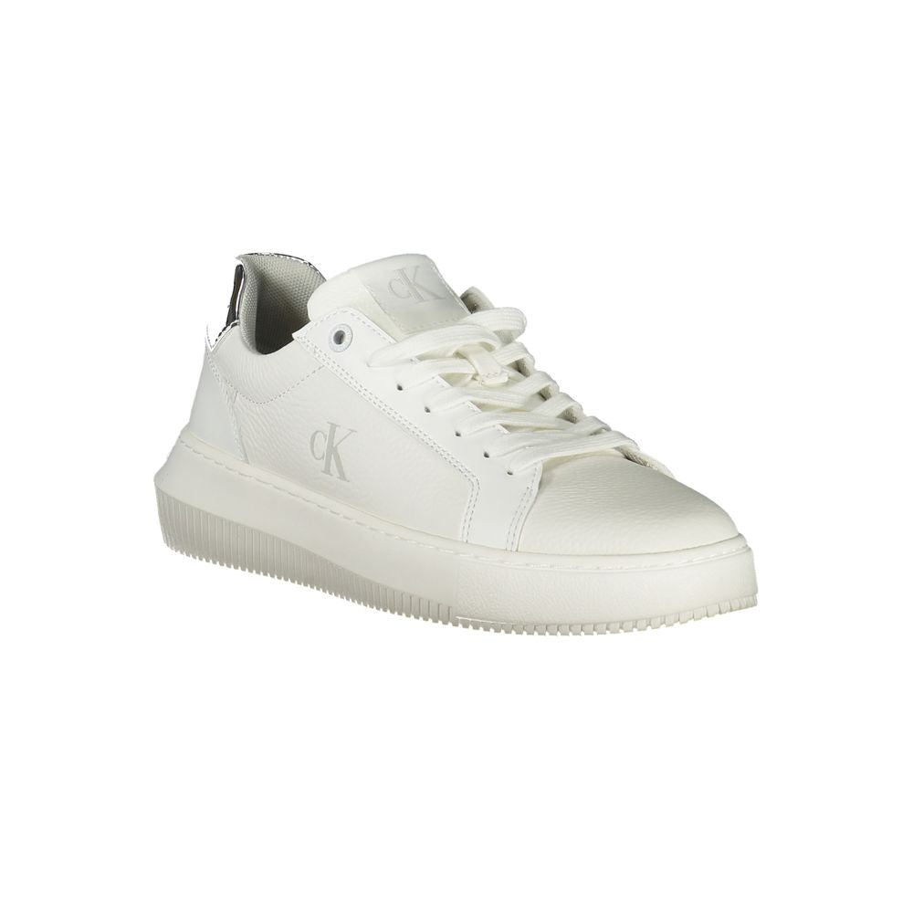 Calvin Klein White Polyethylene Women Sneaker