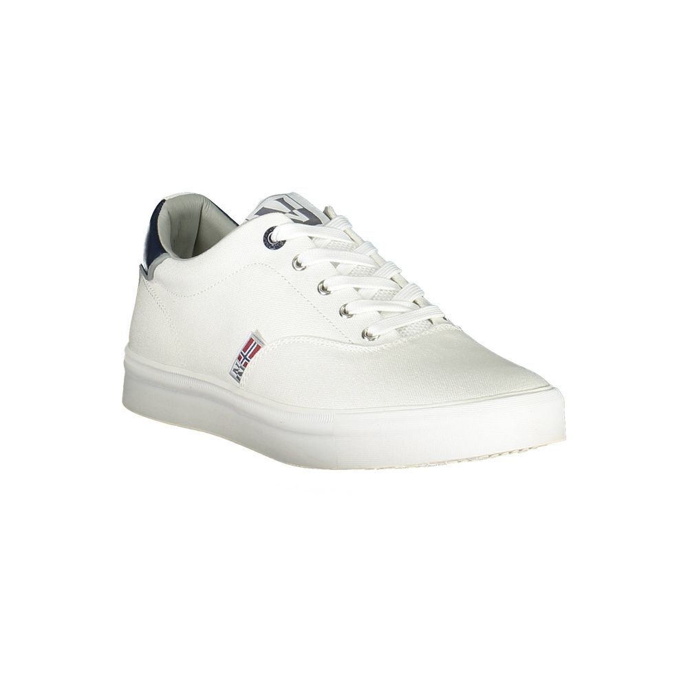 Napapijri White Polyester Men Sneaker