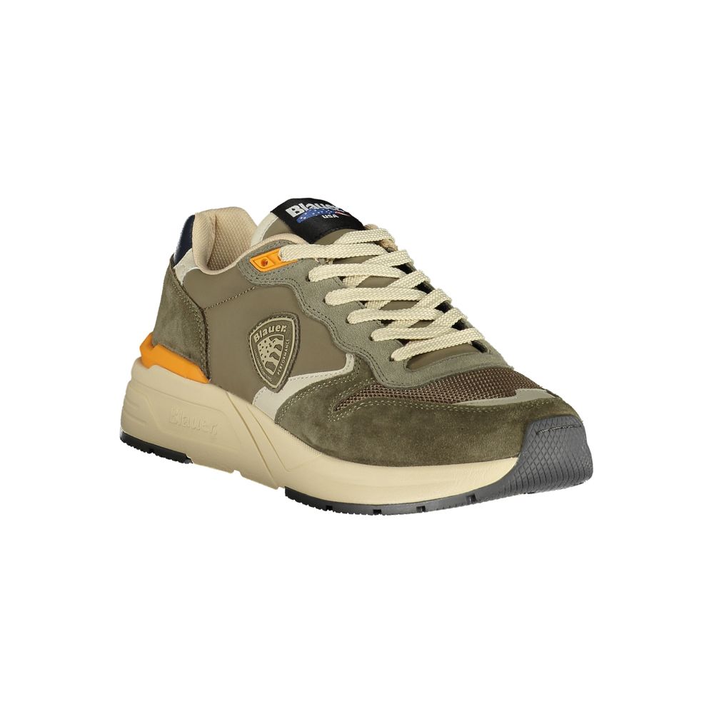 Blauer Green Polyester Men Sneaker